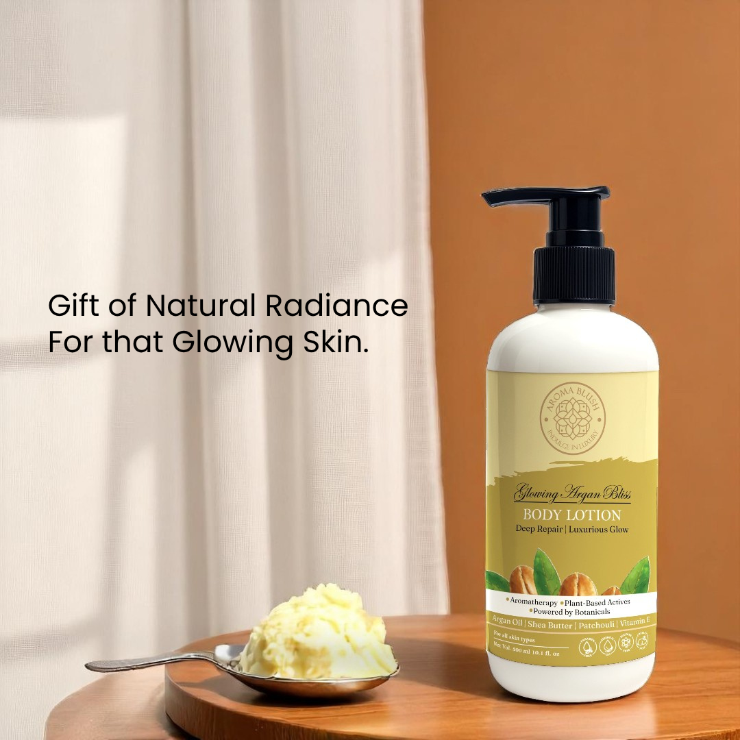 AROMA BLUSH Glowing Argan Bliss body lotion 300ML