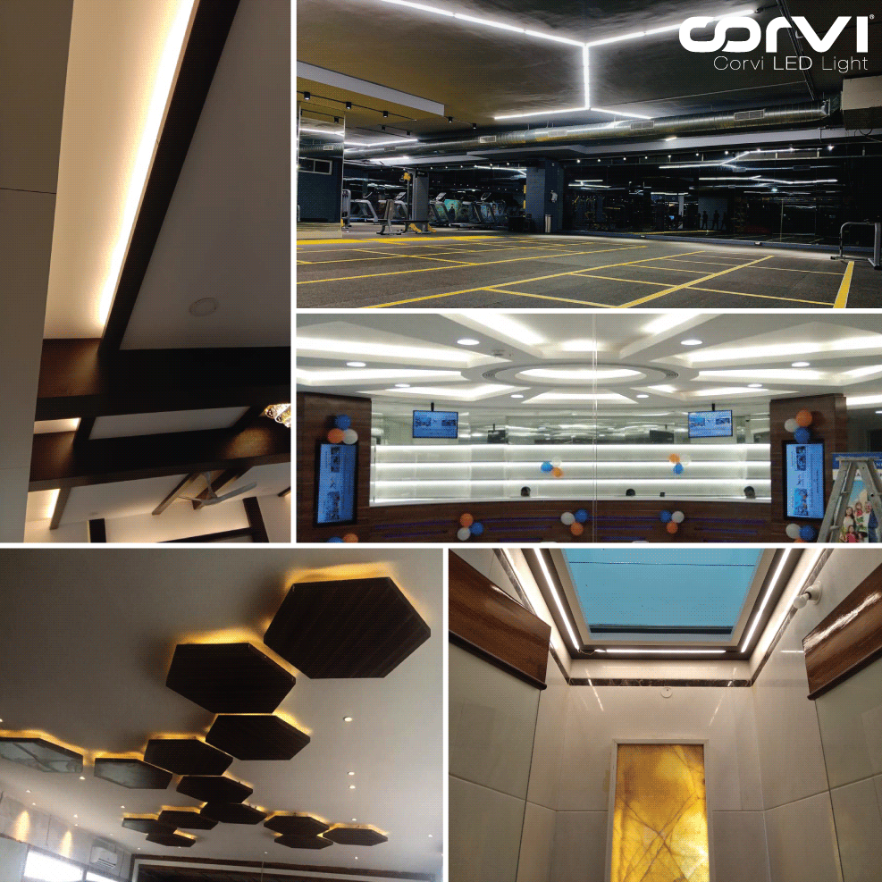 CORVI LED Tube Light 1, 6W Linkable | 1/4th Meter Slim Design | Driverless Full Glow Warm White 3000K | Energy Efficient, Perfect for Small Spaces (Pack of 2)