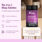 WishNew Wellness SLEEPEASE | 30 Veg Capsules | Advanced Sleep Formula | L-Theanine, Melatonin, Valerian, Ashwagandha | Deep Restful Sleep | Non-Habit Forming | 100% Vegetarian | Enhanced Relaxation