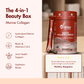 WishNew Wellness BEAUTY COLLAGEN COMPLEX | Enhanced Hair, Skin, Nails Health | 21 Servings of Nutrient-Rich Sachets | Hyaluronic Acid, Biotin, Vitamins C & E | Natural Chocolate Flavor Pack of 2