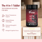 WishNew Wellness ALPHA BOOSTER OF TESTO | 30 Veg Tablets | Maca, Tribulus, Ginseng | Zinc & Vitamin D2 | Men's Health