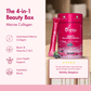 WishNew Wellness BEAUTY COLLAGEN COMPLEX | Radiant Hair, Skin & Nails | 21 Sachets with Collagen, Hyaluronic Acid, Biotin, Vitamins E & C, Rosehip & Curcumin Extracts | Enhanced Absorption Formula | Blueberry