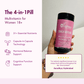 WishNew Wellness Daily Ritual Women's Multivitamin 18+ | Complete 36-Nutrient Formula for Optimal Health & Vitality | Supports PMS, UTI Care | 60 Non-GMO Delayed Release Capsules for Your Wellbeing Pack of 2