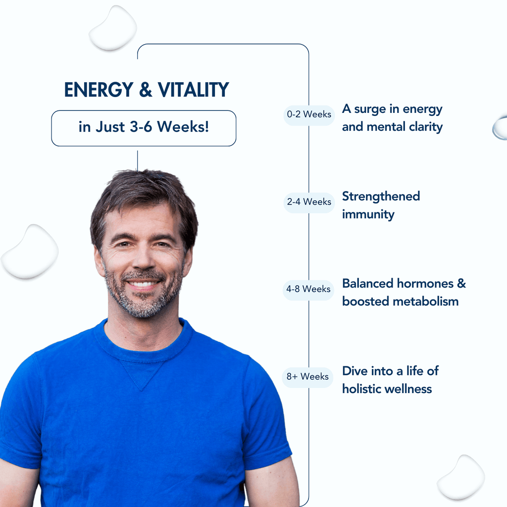 WishNew Wellness DAILY RITUAL Multivitamin for Men 50+ | Enhanced with MCT, Ashwagandha & Ginkgo | 60 Delayed Release Capsules for Optimal Wellbeing