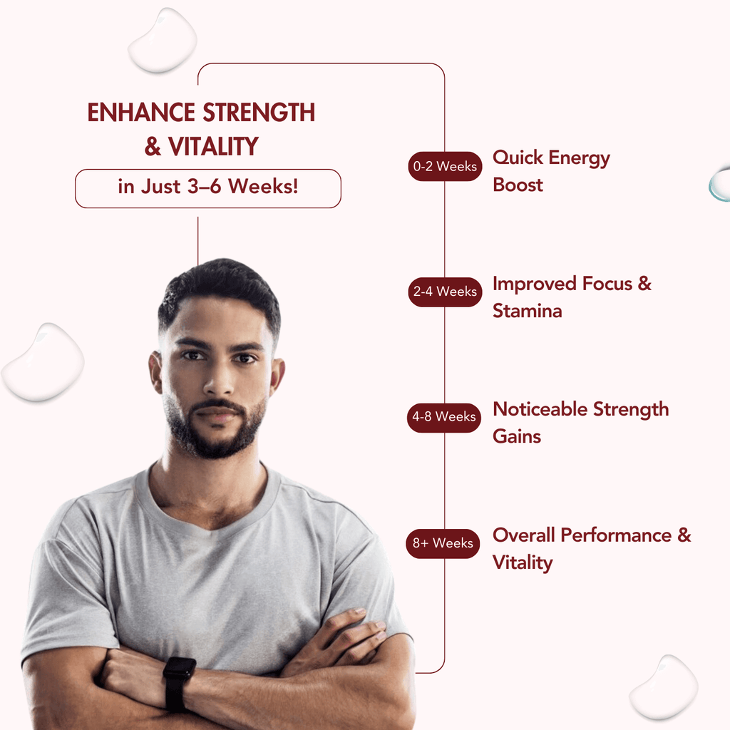 WishNew Wellness ALPHA BOOSTER OF TESTO | 60 Veg Tablets | Enhanced Testosterone Support | Maca, Tribulus, Ginseng | Muscle Growth, Energy, Stamina | Zinc, Vitamin D2 | Men's Health & Vitality Pack of 2