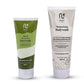 Nuuv Essential Combo - Tulsi & Green Tea Facewash & Moisturizing Bodywash | Daily Glow Duo | Vegan | Paraben-Free | Glow and Hydration | For All Skin Types | 100ml + 200ml