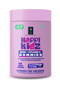 Happi Kidz Nutrition For A Healthy Beginning Happi Kidz Iron + Vitamin C Gummies For Kids-(60 Gummy Bears) -Supports Immune System Function, Blackcurrent Flavor