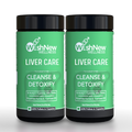 WishNew Wellness Liver Care Supplement - Detox & Support with NAC, Milk Thistle, Picrorhiza, Curmate™ 95, Vitamins E & D2, 60 Caps | Fit Health Fatty Liver Care | Suitable for Men & Women Pack of 2