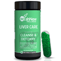 WishNew Wellness Liver Care Supplement - Detox & Support with NAC, Milk Thistle, Picrorhiza, Curmate™ 95, Vitamins E & D2, 60 Caps | Fit Health Fatty Liver Care | Suitable for Men & Women