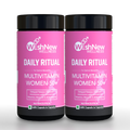 WishNew Wellness Daily Ritual Women's 50+ Multivitamin | Comprehensive Nutrient Blend for Menopause, Skin & Joint Health | 60 Delayed Release Oil Capsules for Optimal Absorption & Wellbeing Pack of 2