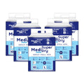 Medisuperdry Adult Diaper Pants | Large (L) |Waist 101-152 cm (40-60 inches) |High Absorbency -10 Hrs |Rash-Free |Leakproof |Breathable |Odourless |Elastic Waist |For Men & Women | 50 Units, Pack of 5