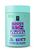 Happi Kidz - Zinc + Vitamin C Gummies For Kids - (60 Gummy Bears) - Immune Support | Orange Flavor | Non-GMO | Gluten-Free | Vegan | No Artificial Colors | Daily Supplement for Children - British Lifesciences