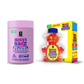 British Life Sciences Happi Kidz Calcium+Vitamin D3 Gummies & Happi Kidx Iron+Vitamin C Gummies Combo | Natural, Strong Bones, Muscles and Teeth, Boosts Immunity