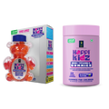 British Life Sciences Happi Kidz Multivitamin + Minerals Gummies & Happi Kidz Iron+Vitamin C Gummies Combo | Natural, Strong Bones, Muscles and Teeth, Boosts Immunity