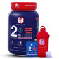 Apex Vitals Whey 2 Pure - Grass-Fed Whey Made in EU | Whey Isolate & Hydrolyzed | 30g Protein, 15g EAA, 8g BCAA | Digestive Enzymes | Muscle Build & Recovery |Strawberry Yogurt - 900g 2lbs, Shakers, Samples