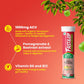 Fast&Up Apple Cider Vinegar with Mother (15 Effervescent tablets) | 1000mg ACV For Weight Management & Bloating | Made with 100% Organic Natural Himalayan Apples| Added Vit. B6 & B12 | Ginger Lemon Flavour