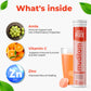 Muditam Ayurveda Amla Orange Fizz Tablet | Vitamin C Effervescent tablets for Skin, Hairs & Eyes | Amla Orange Extract 120 Effervescent Tablets | Immunity Booster - Antioxidant Builder