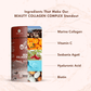 WishNew Wellness BEAUTY COLLAGEN COMPLEX | Radiant Skin, Lustrous Hair & Strong Nails | 21 Sachets with Collagen, Hyaluronic Acid, Biotin | Coffee Flavor | Natural Ingredients for Beauty Boost Pack of 2