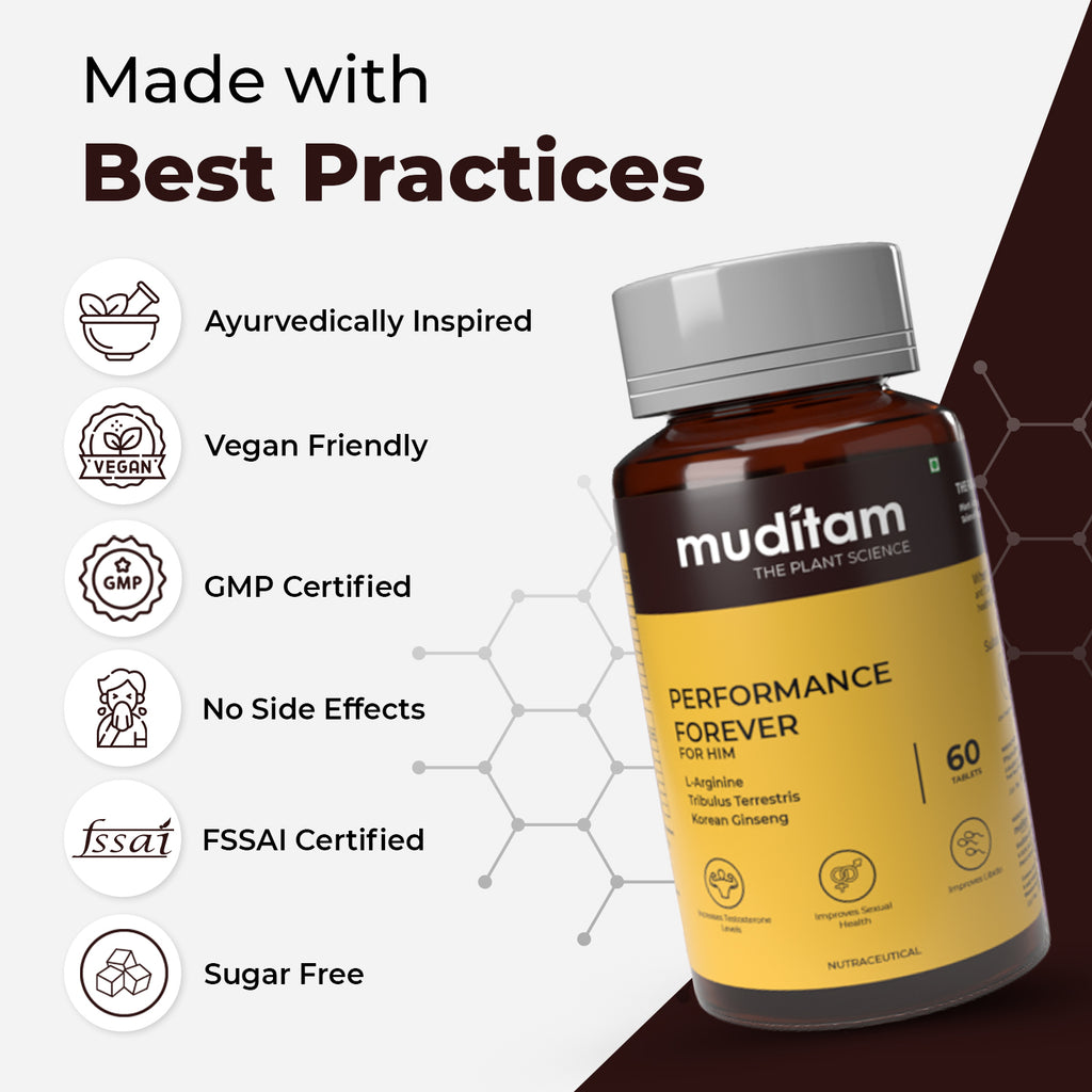 Muditam Performance Forever - 60 Tablets