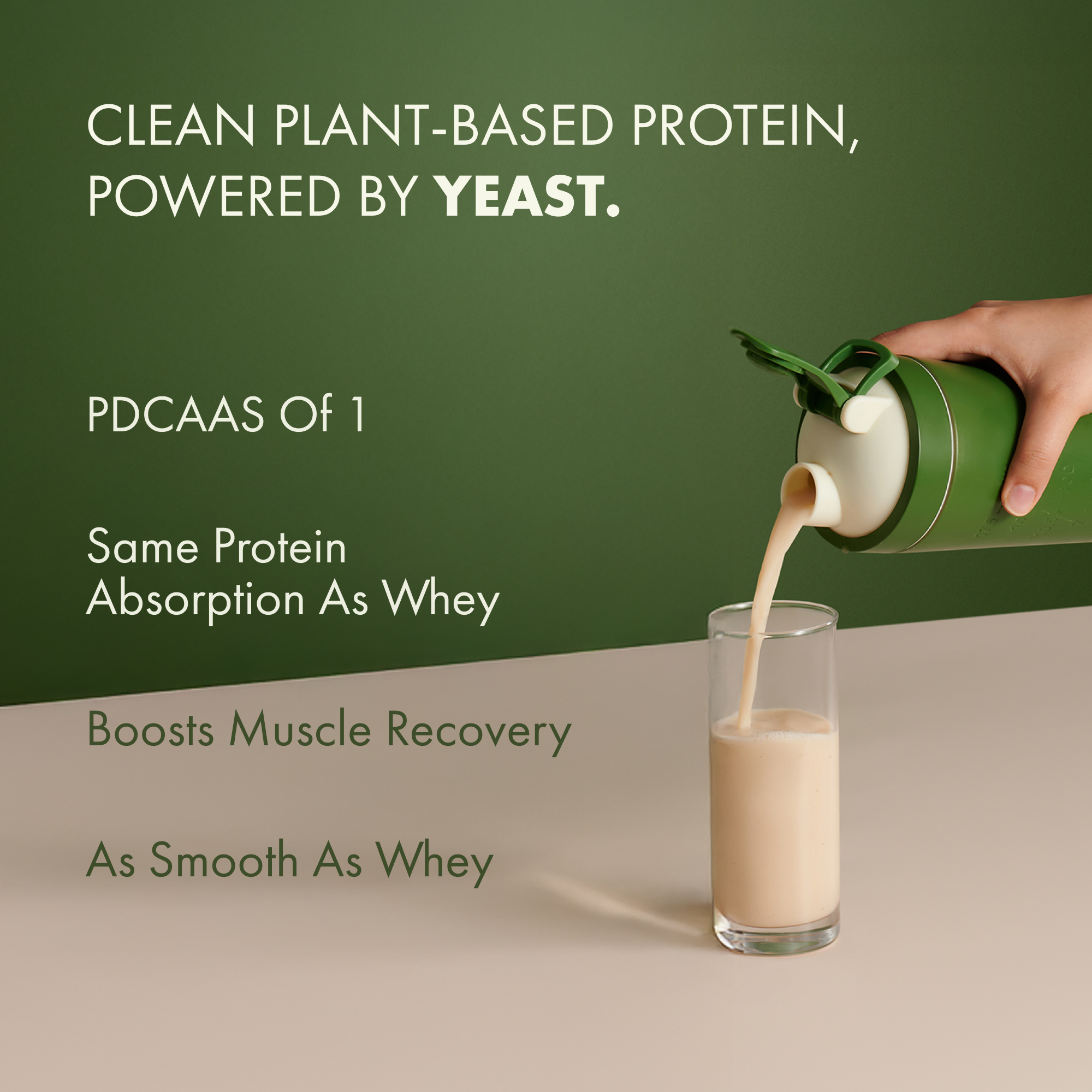 Cosmix No-Nonsense Plant Protein Pro | 26g Protein/Serve | Classic Unflavoured | Yeast Powered Plant-Based Protein | PDCAAS of 1 | Light On Gut, Superior Muscle Recovery - 1kg