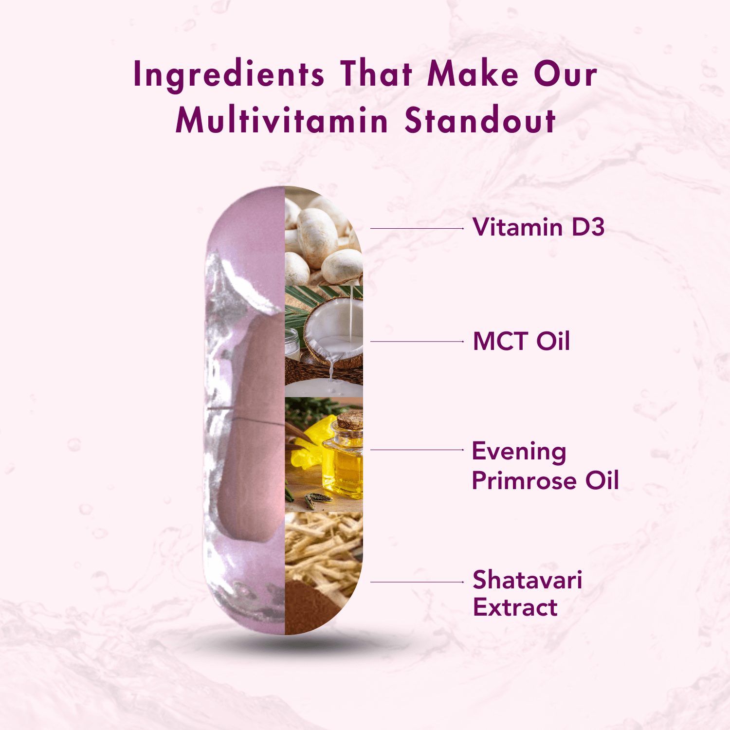 WishNew Wellness Daily Ritual Women's Multivitamin 18+ | Complete 36-Nutrient Formula for Optimal Health & Vitality | Supports PMS, UTI Care | 60 Non-GMO Delayed Release Capsules for Your Wellbeing