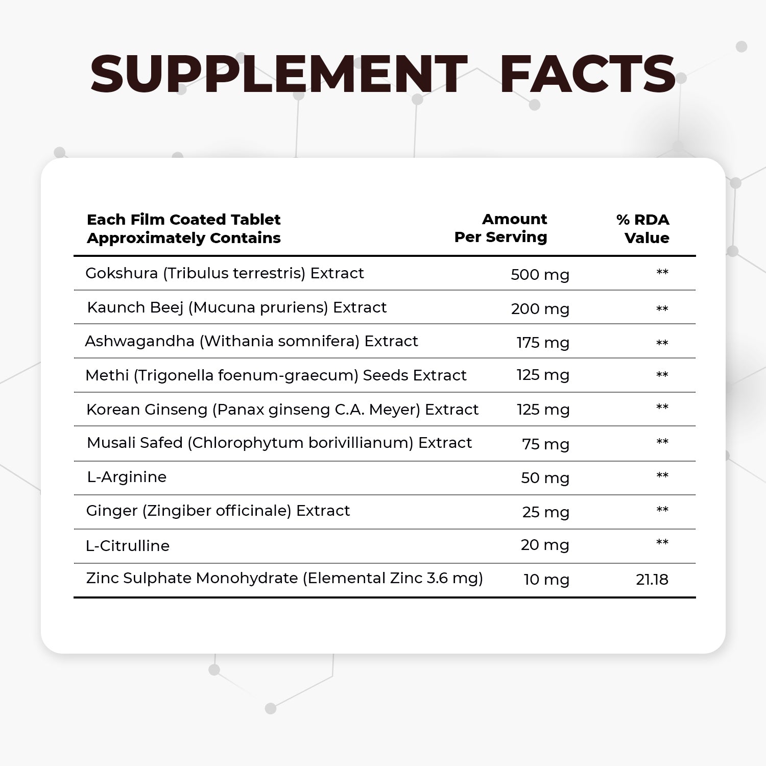 Muditam Performance Forever - 60 Tablets