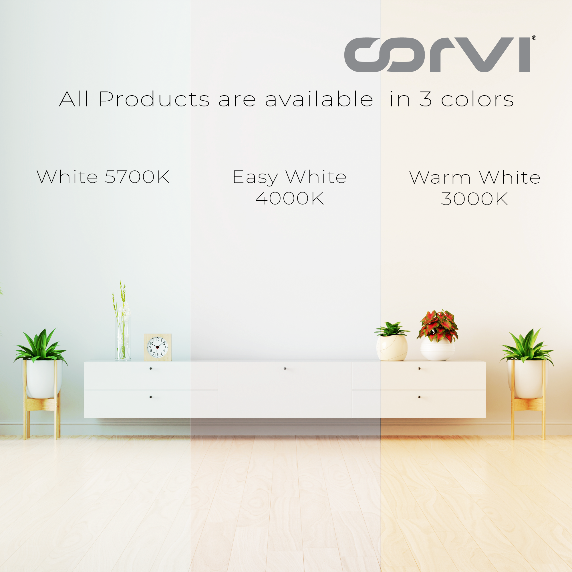 CORVI LED Surface 6 Round 15W | Dimmable & Driverless Ceiling Panel Light | Full Glow, No False Ceiling Required | Slim & Compact |  White 5700K (Pack of 2)