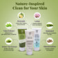 Nuuv Essential Combo - Tulsi & Green Tea Facewash | Moisturizing Bodywash | Waterless Facewash | Hydra Glow Trio | Vegan | Paraben-Free | For All Skin Types | 100ml + 200ml + 100ml