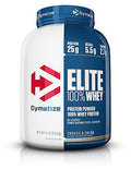 Dymatize Nutrition Dymatize Elite 100% Whey Protein Supplement Powder, Pre and Post Workout Protein Powder, 5 lbs, 2.26 kg, Cookies And Cream