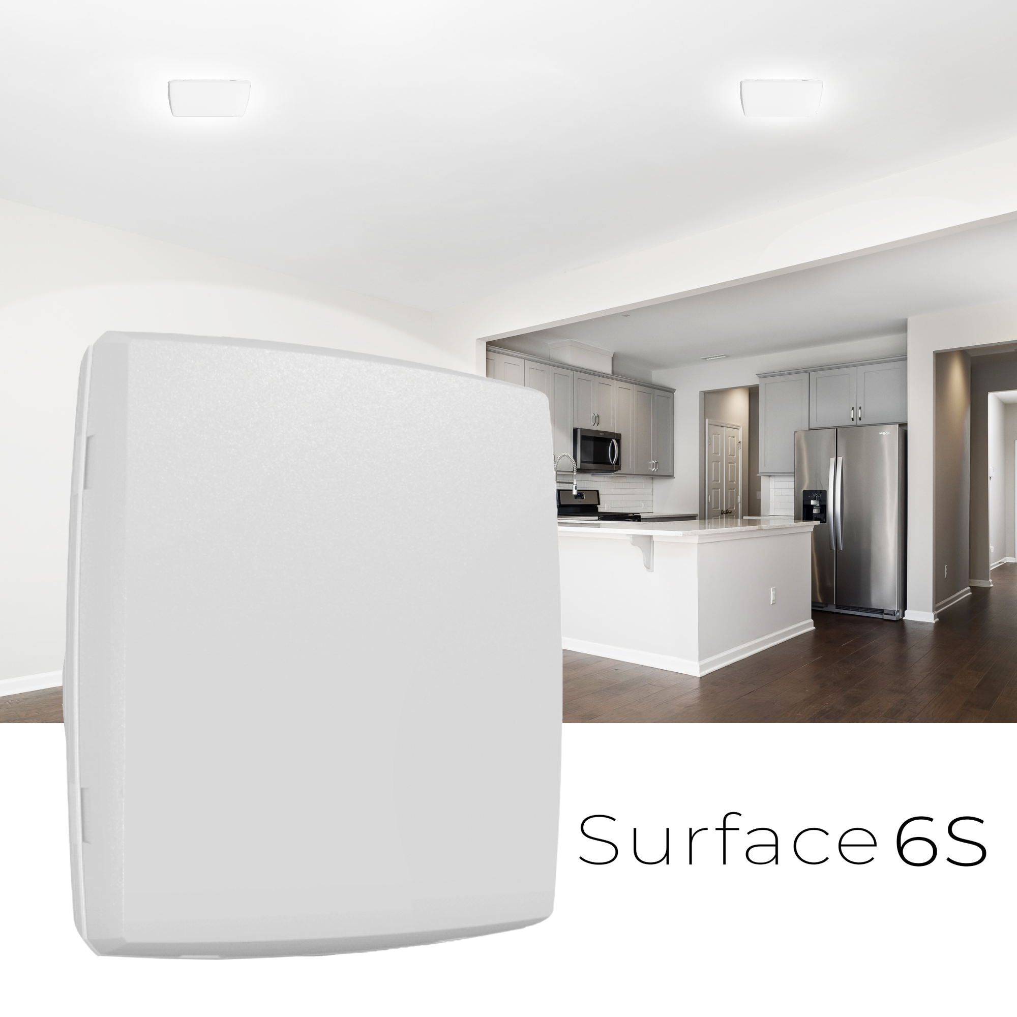 CORVI LED Surface 6S Square 15W | Dimmable, Driverless Ceiling Panel Light | Slim, Full Glow, No False Ceiling Required | Easy White 4000K (Pack of 5)