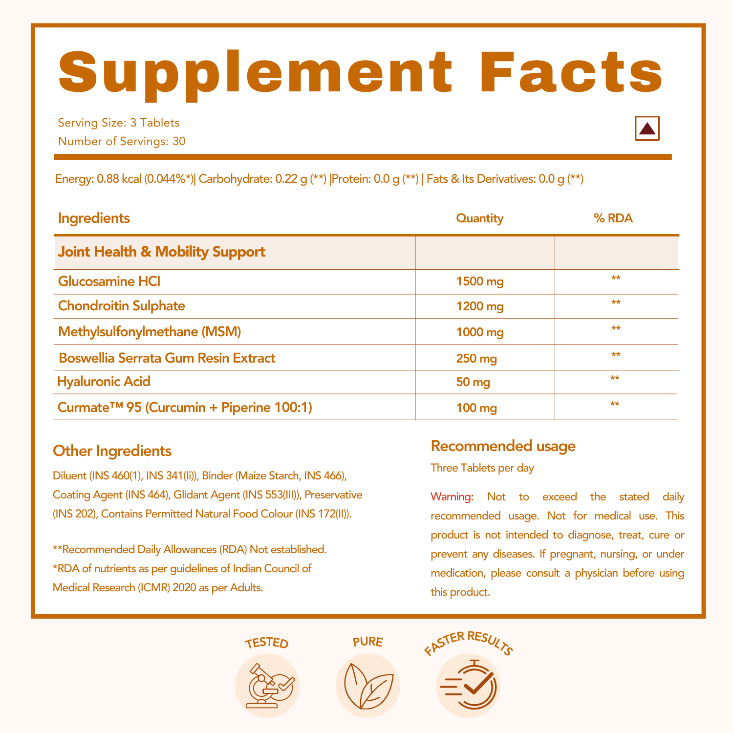 WishNew Wellness JOINT FLEX+ | Advanced Joint Support Formula with Glucosamine, Chondroitin & MSM | Enhances Mobility & Flexibility | 90 Tablets for Optimal Joint Health & Wellbeing