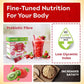 GoFigure Pre Meal Supplement Powder Shot Strawberry & Kiwi Flavor, 21 Sachets (5g Each) | With Slimbiome for Weight Loss & Weight Management, Metabolism Support | Appetite Control for Men & Women