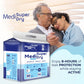Medisuperdry Adult Diaper Pants | Double Extra Large (2XL) |Waist 152-205 cm (60-80 inches) |High Absorbency -10 Hrs |Leakproof |Breathable |Odourless |Elastic Waist |Men & Women|100 Units, Pack of 10