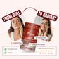 WishNew Wellness BEAUTY COLLAGEN COMPLEX | Enhanced Hair, Skin, Nails Health | 21 Servings of Nutrient-Rich Sachets | Hyaluronic Acid, Biotin, Vitamins C & E | Natural Chocolate Flavor Pack of 2