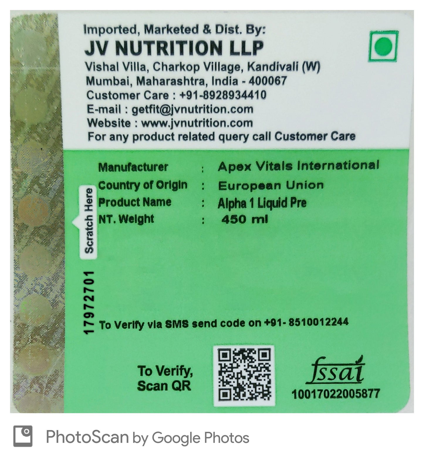 Apex Vitals Alpha 1 Liquid Pre Sports RTD|Made In Europe|FDA,EFSA & FSSAI Certified|Natural Spring Water(Mohai Agnes),Beta Alanine,Taurine,Naicin & Caffeine|Energy,Focus & Performance|BlackCurrant Flavour