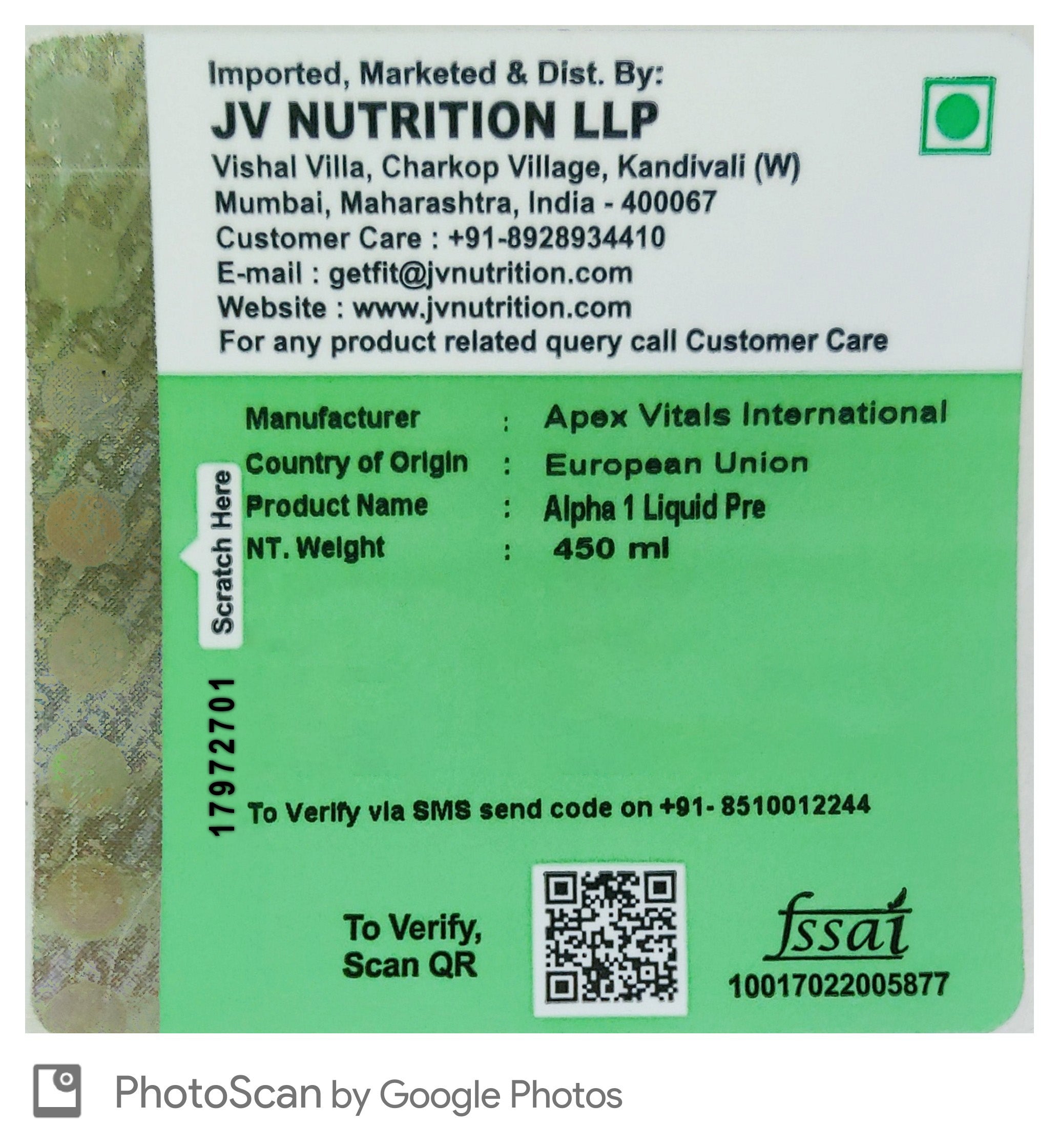 Apex Vitals Alpha 1 Liquid Pre Sports RTD|Made In Europe|FDA,EFSA & FSSAI Certified|Natural Spring Water(Mohai Agnes),Beta Alanine,Taurine,Naicin & Caffeine|Energy,Focus & Performance|BlackCurrant Flavour