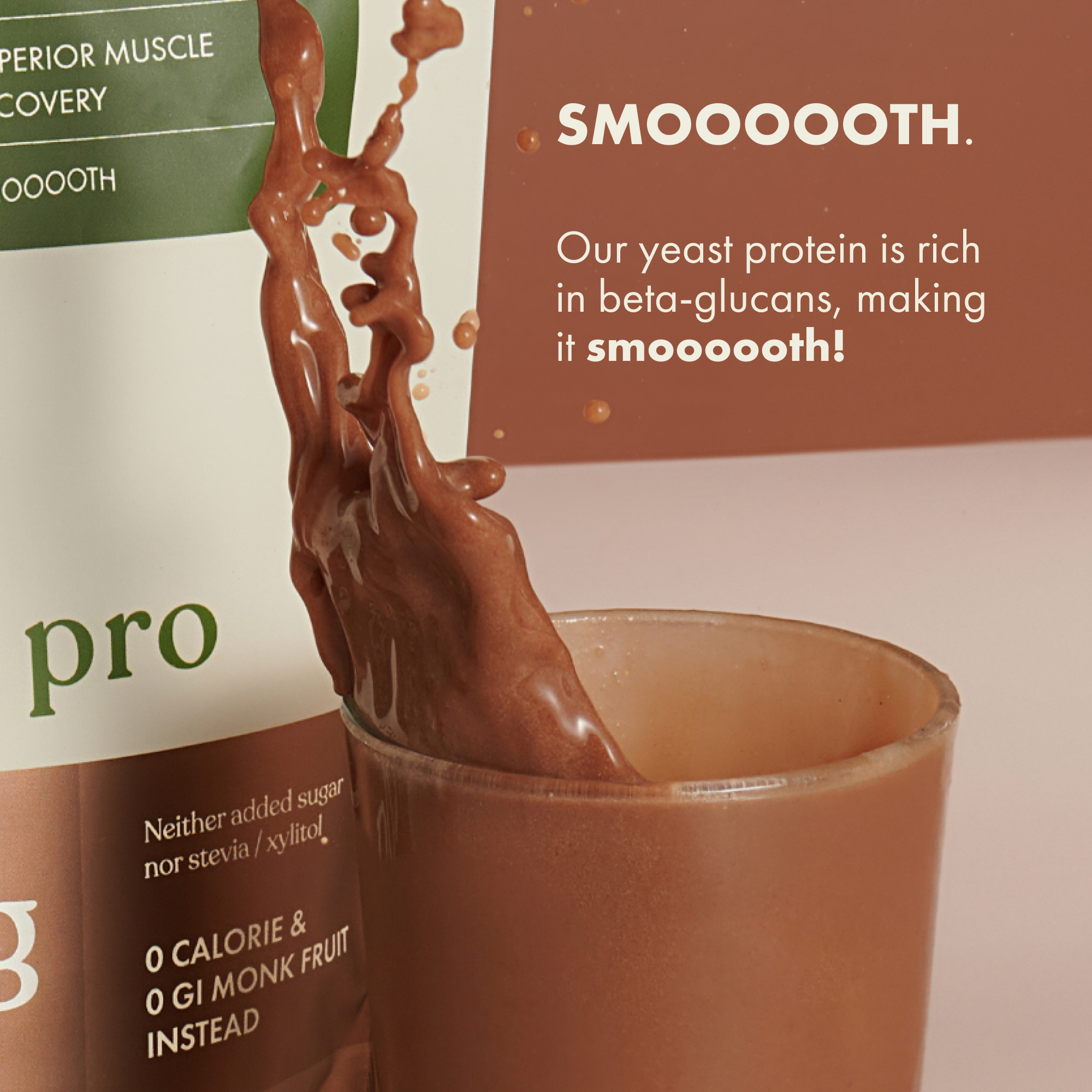 Cosmix No-Nonsense Plant Protein Pro | 26g Protein/Serve | Indonesian Cacao | Yeast Powered Plant-Based Protein | PDCAAS of 1 | Light On Gut, Superior Muscle Recovery - 1kg