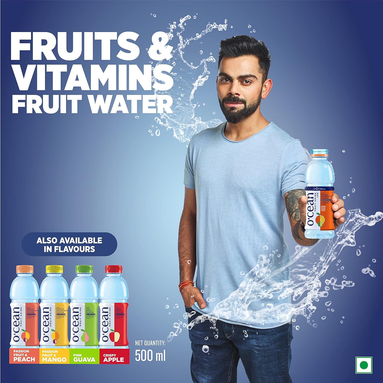 Ocean Fruit Drink Apple 500 ML (Crispy Apple)