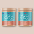 Marine Collagen Supplements for Women & Men, 200g | Supports Glowing Skin | Natural Moisturizer | Supports healthy Nails, Hair & Skin | - Supports Damaged Skin | 200g | Unflavored (Pack of 2)