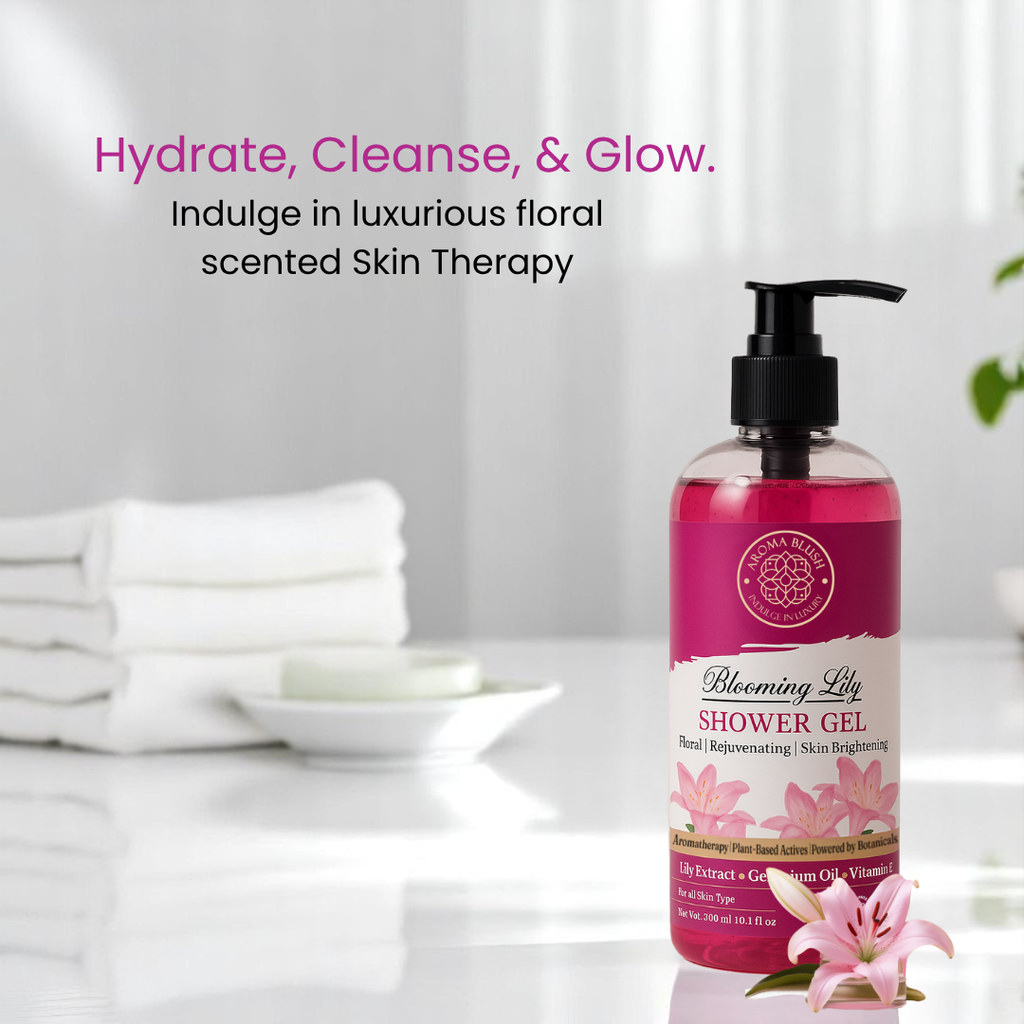 AROMA BLUSH Blooming Lily shower gel 300ML