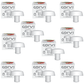 CORVI LED Bulb | 9 Watts illumination using 6 Watts power | B22, Compact Non-Protruding | 5700K White Full Glow | Dimmable | 2 Year Warranty | Industry’s Best 3 star Rated Energy Saving Bulb (Pack of 10)