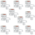CORVI LED Bulb | 9 Watts illumination using 6 Watts power | B22, Compact Non-Protruding | 5700K White Full Glow | Dimmable | 2 Year Warranty | Industry’s Best 3 star Rated Energy Saving Bulb (Pack of 10)