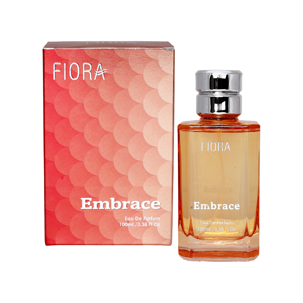 FIORA Embrace Eau de Parfum | Long Lasting Luxury Fragrance | Premium EDP Perfume 100ml | Soft, Comforting, and Sensual Aroma