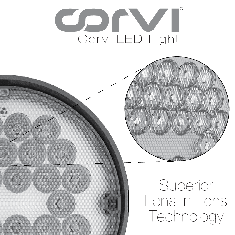 CORVI LED Spot 3Q Square 6W | Slim & Compact, Driverless & Dimmable | Ultra Low Glare with Tiltable Lens in Lens Technology |  White 5700K (Pack of 10)