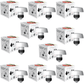 CORVI LED Bulb | 9 Watts illumination using 6 Watts power| Industry’s Best 4 star Rated Energy Saving LED Bulb | E27 Base, Compact, Non-Protruding, Dimmable | 3000K Warm White (Pack of 10)