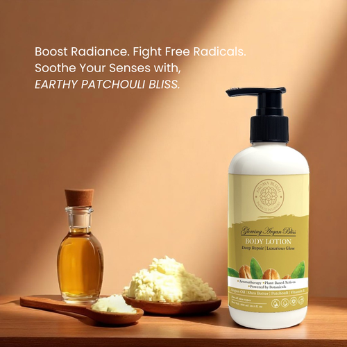 AROMA BLUSH  Glowing Argan Bliss body lotion 300ML