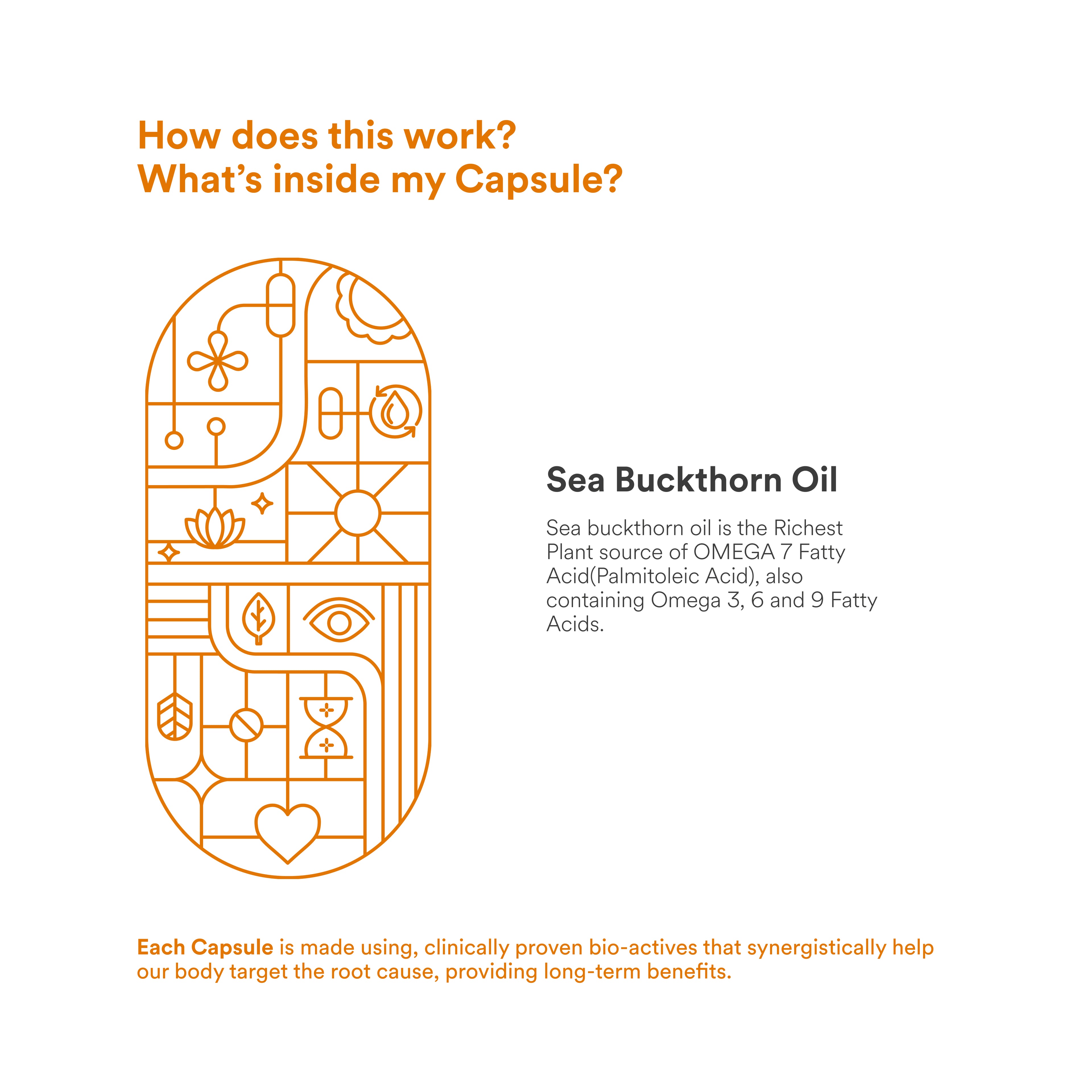 Origins Nutra Sea Buckthorn Oil |Reduce Wrinkles & Pigmentation, Supports Skin Hydration & Elasticity | Sea Buckthorn Oil | GMP Certified | For Men & Women | 28 Capsules Pack of 2