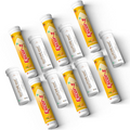 Glutone 1000 & Escor-Z Combo Pack| Setria L-Glutathione, Vitamin C Effervescent Tablets| Healthy Skin| 15 (6) + 20 (6) Tablets (Orange Flavour)