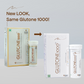 Glutone 1000 & Escor-Z Combo Pack| Setria L-Glutathione, Vitamin C Effervescent Tablets| Healthy Skin| 15 (6) + 20 (6) Tablets (Orange Flavour)
