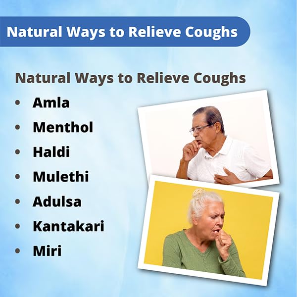 Emcof Ayurvedic Sugar-Free Cough Syrup: Relieve Your Cough Naturally with Our Herbal Formula - Buy Now for Fast Relief! (Pack of 5)